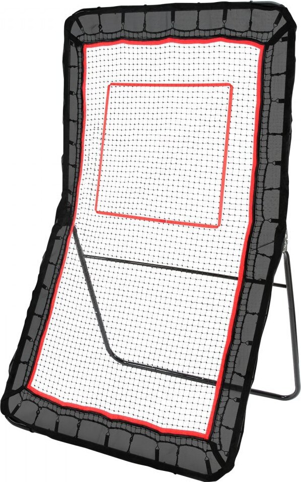StarTech Lacrosse-Rebounder für Hinterhof - 1,2 x 2,1 m großes Volleyball-Rücksprungnetz - Pitchback-Throwback-Baseball-Softball-Return-Trainingsbildschirm Mit Verstellbarem Winkel - Schießübungs-Trainings ZQGQFDWPEWK4Z1E00V0