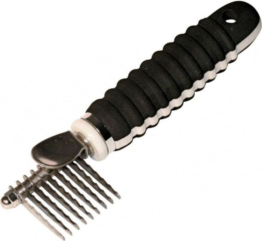 Kerbl Hunde Striegel Entfilzungskamm Entfilzungsstriegel Entfilzungsmesser Fell Kamm NEW-4800