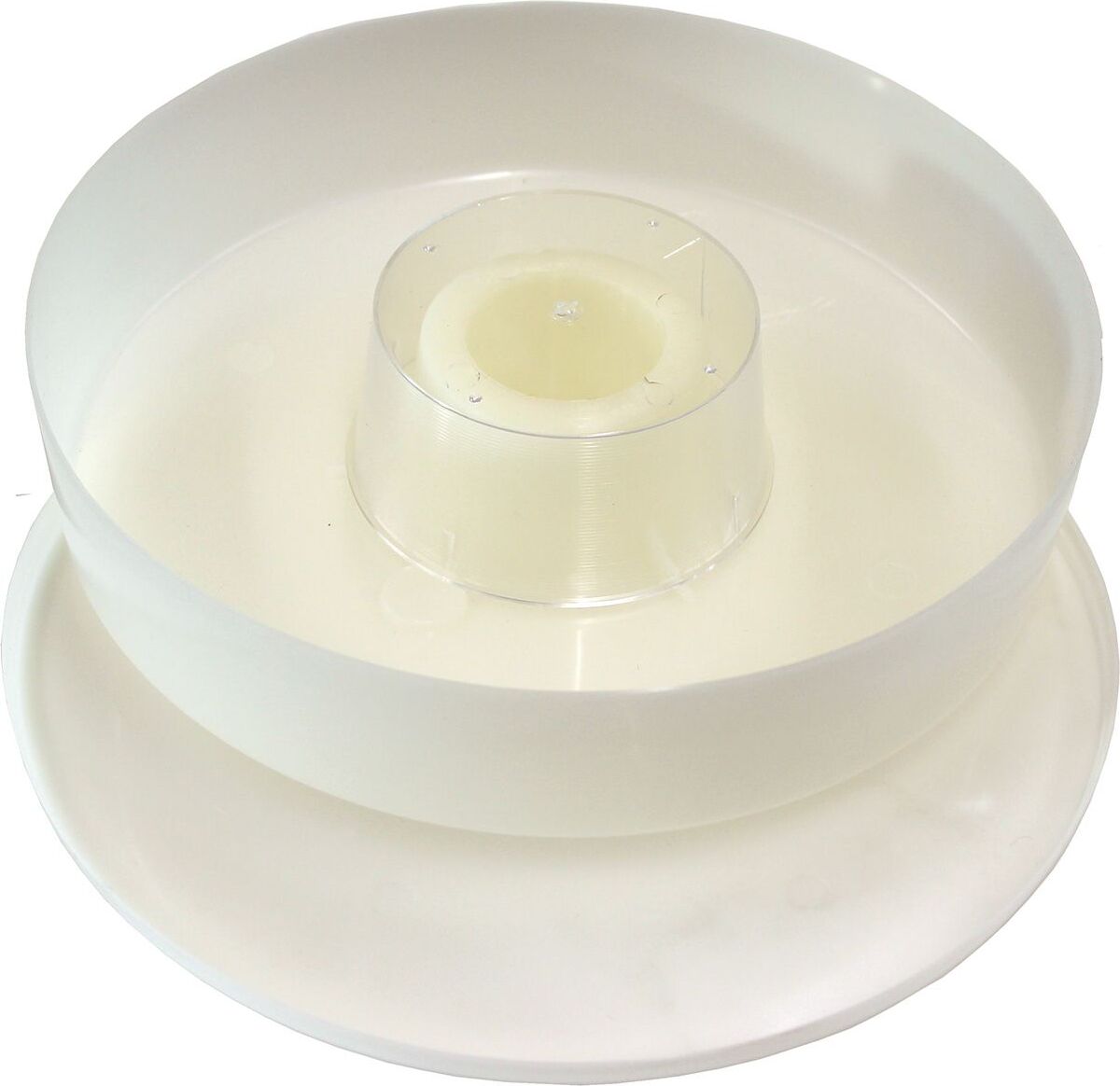 Germerott Bienentechnik Kunststoff Futtertrog 1,3 Liter rund weiß