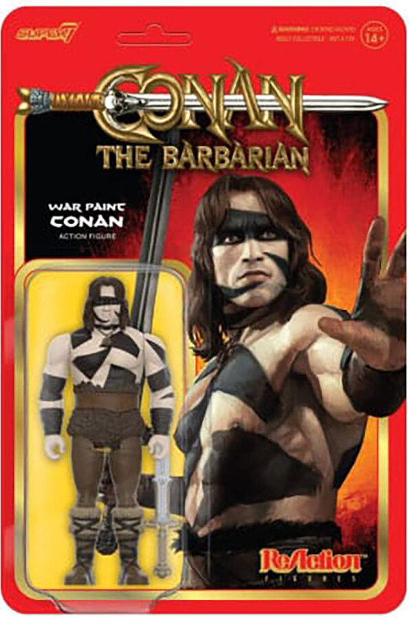Super7 Conan Der Barbar ReAction Actionfigur Wave 02 Conan (War Paint) 10 cm 450