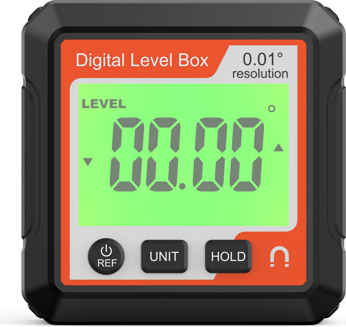 Digitálny vyhľadávač uhlov, digitálny nástroj na vyhľadávanie uhlov, digitálny magnetický vyhľadávač uhlov, digitálny merač uhlov, elektronický uhlomer, uhlomer, digitálny uhlomer