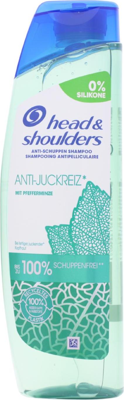 Procter & Gamble Head & Shoulders Anti-Schuppen Shampoo 250ml Anti-Juckreiz Silikonfrei mit Pfefferminze 2059611