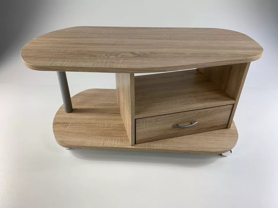 Möbel SD Couchtisch Sofatisch Kaffeetisch modern Schräge Lotta Sonoma eiche Sägerau NEU 2024112