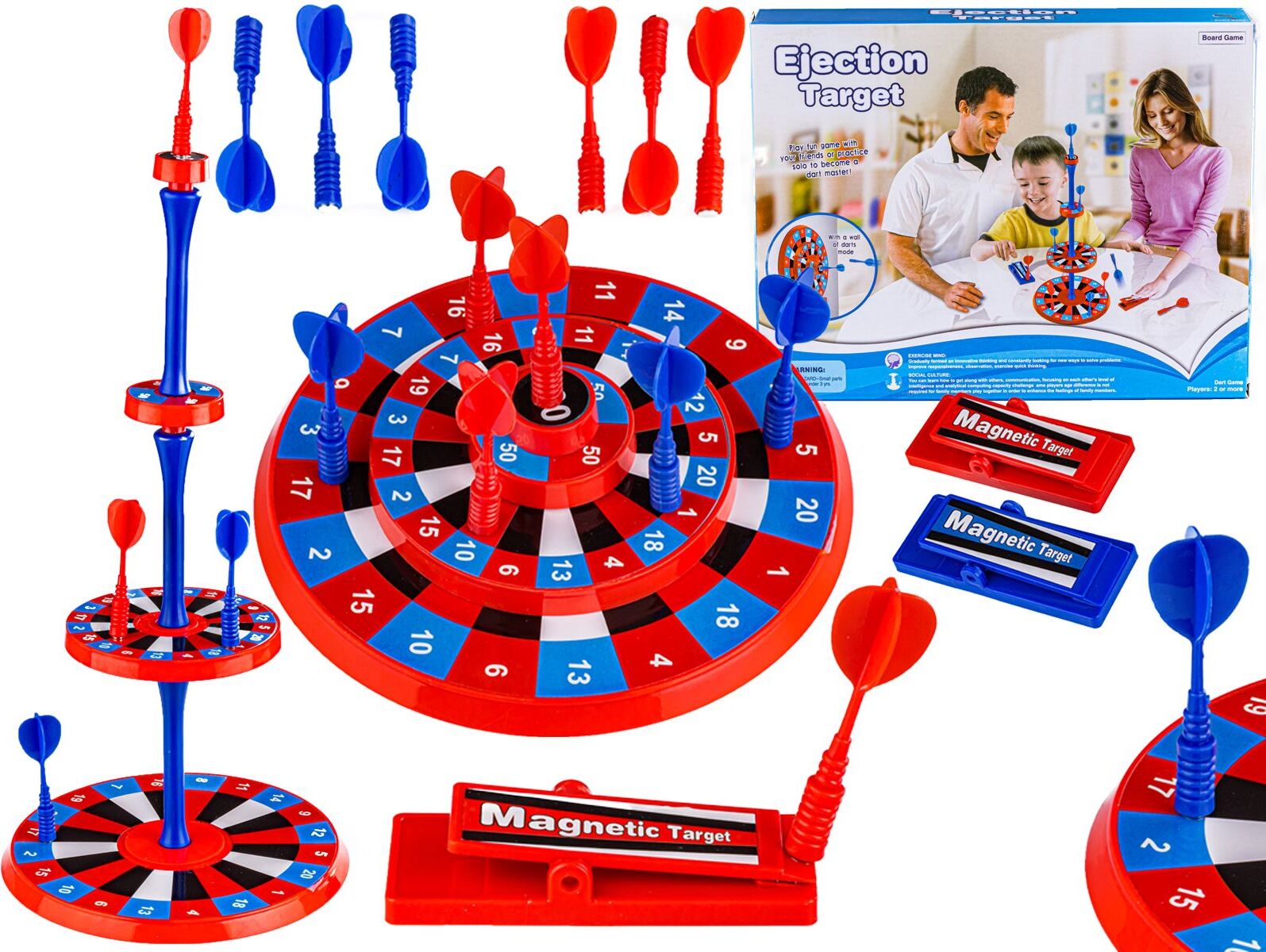 DK Kinder-Dartscheibe, Magnetische Dartscheibe, Darts