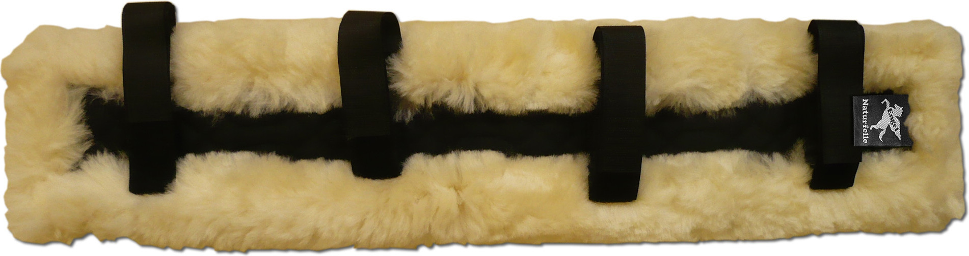 Engel Reitsport Lammfell Kammdeckelunterlage Schwarz/Med. 60x10cm KAMDE-60/10-SCH/MED