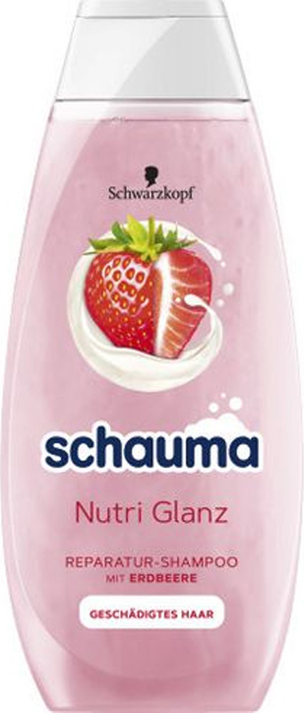 Henkel Schauma Nutri Glanz Reparatur Shampoo Haar Smoothie mit Erdbeere 400ml 866793