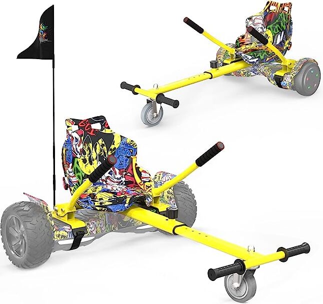 Produktbild von Buggy Board Mit Sitz GeekMe Hoverkart - Umbausatz Für Hoverboards (6,5 Zoll) Hoverboard Offroad