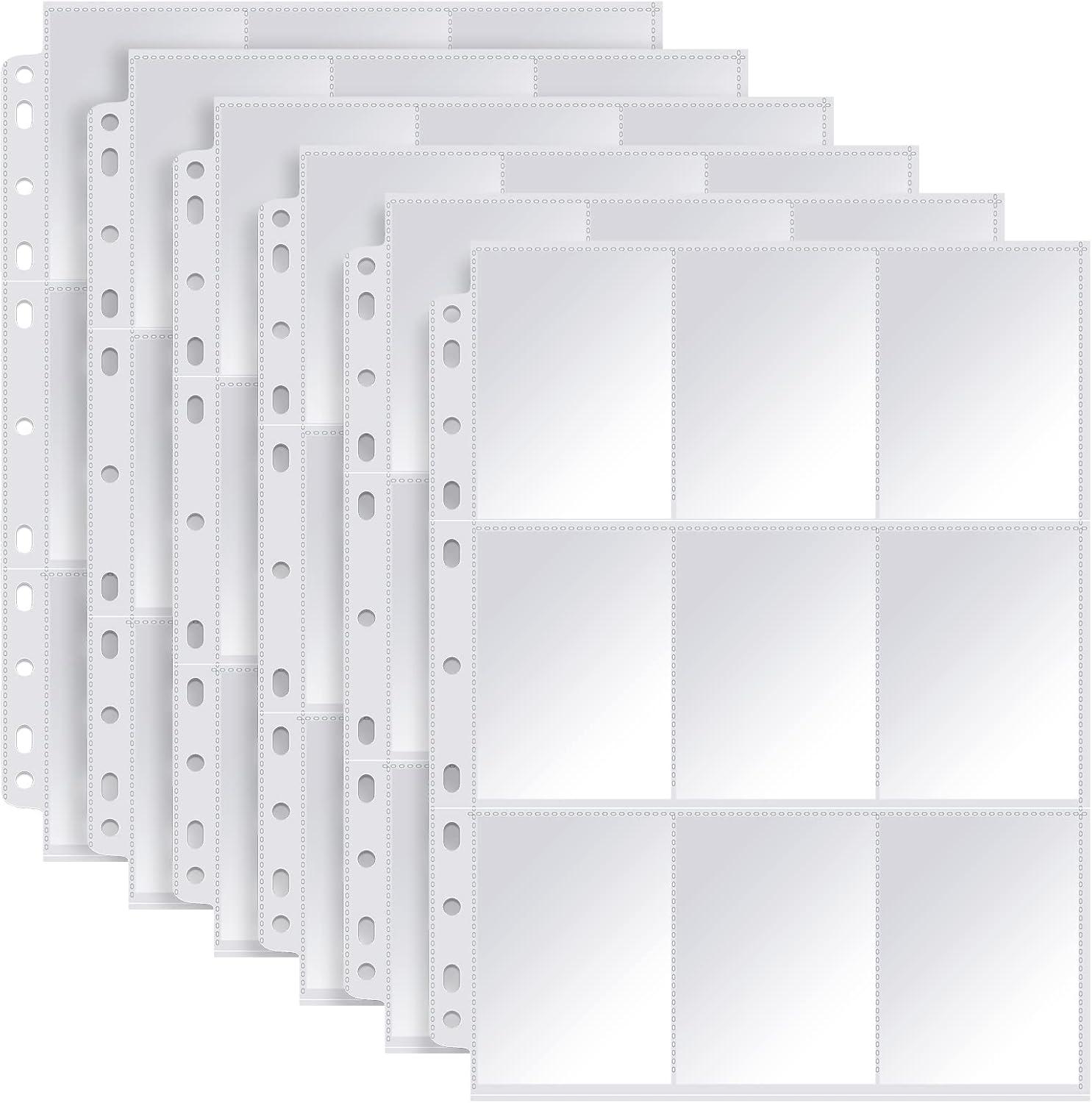Unbranded Sammelkartenhüllen, transparente Sammelkartenhüllen, Sammelkarten mit 360 Fächern, doppelseitiger Blanko-Sammelordner, Sammelkartenzubehör