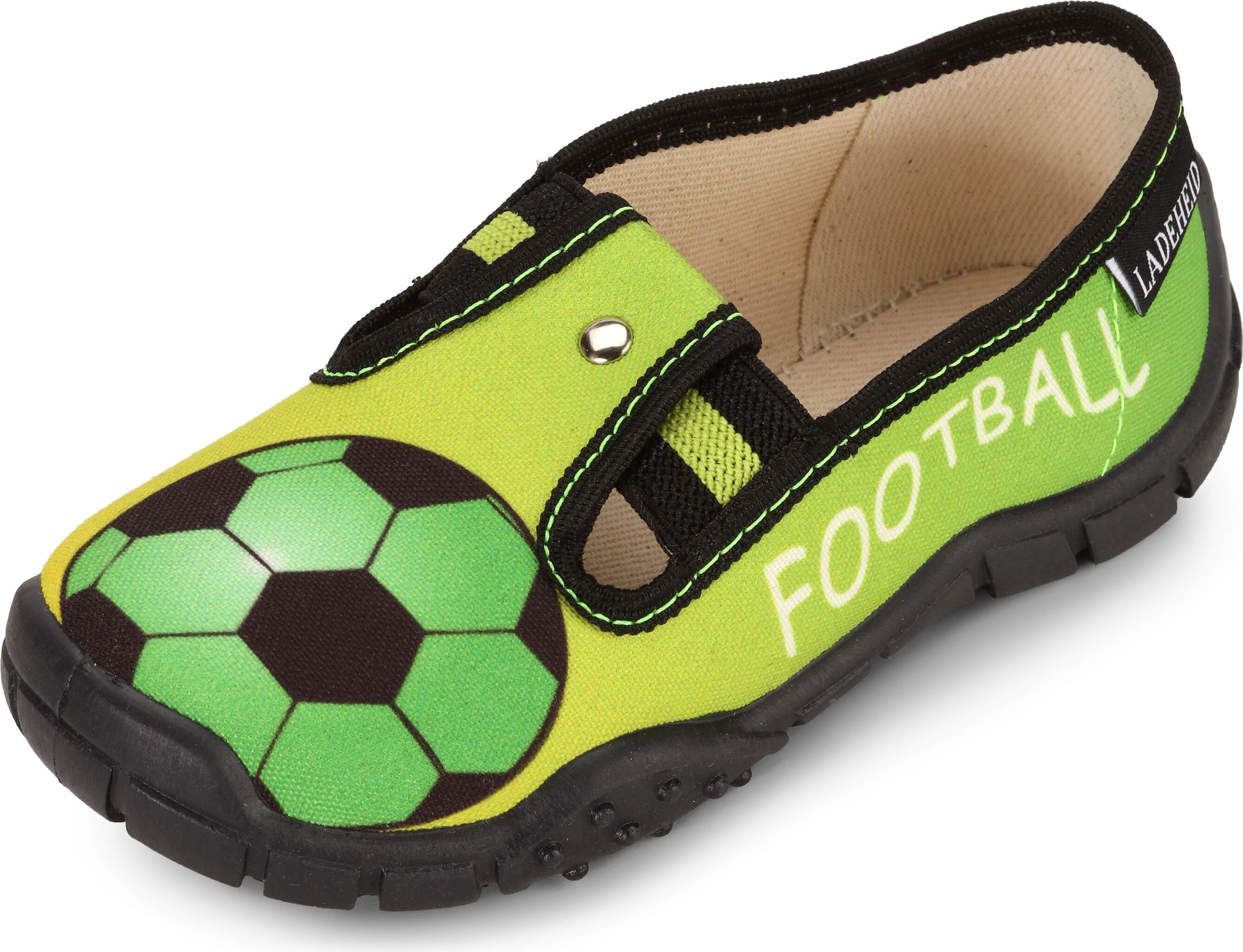 Ladeheid Jungen Hausschuhe LAVI0011 | Bequeme Kinderschuhe In Grün