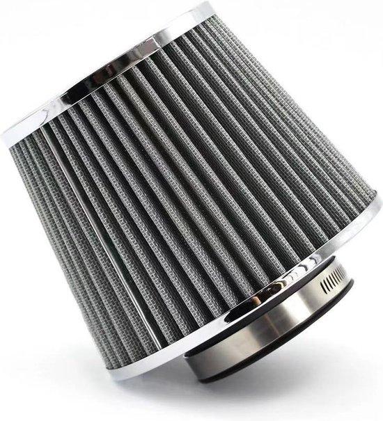 OEM Luftfilter - 76 mm - Offener Luftfilter - Sportfilter - Sportluftfilter - Universal - Ansaugluftfilter - Doppelluftfilter - für Motorrad, Roller, Quad und Moped 2026