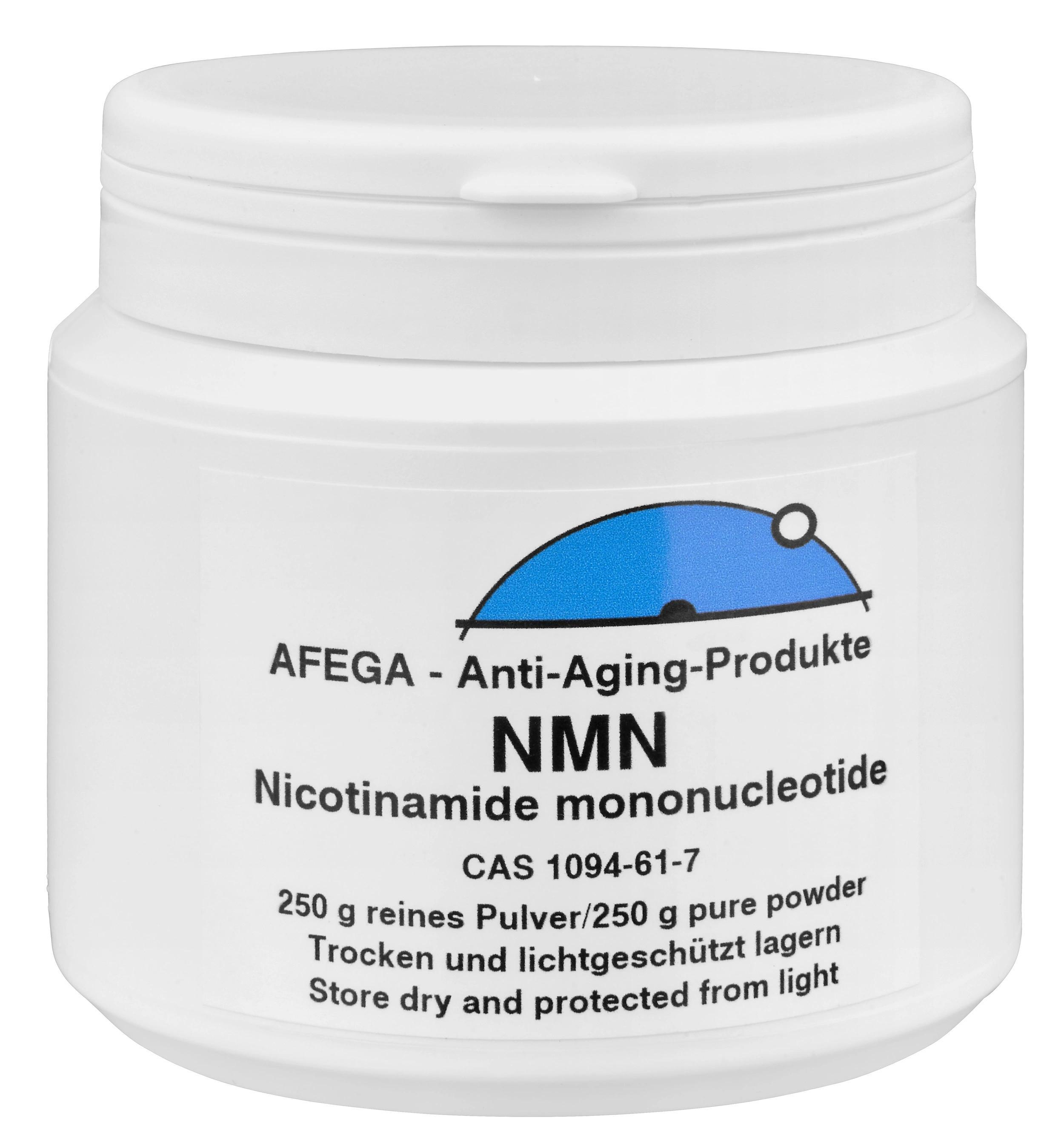 AFEGA Anti-Aging-Produkte AFEGA® NMN – Zellenergie. Klarheit. Zukunft. - 250 g NMN-Pulver (Nicotinamid-Mononukleotid) in Plastikdose NMN-250-1
