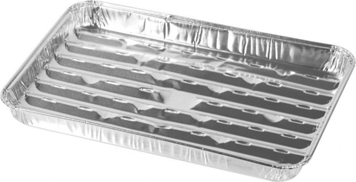 Schüssel MagicHome 34x23x2.5 cm, 3 Stk., rechteckig, perforiert, ALU S-2212286