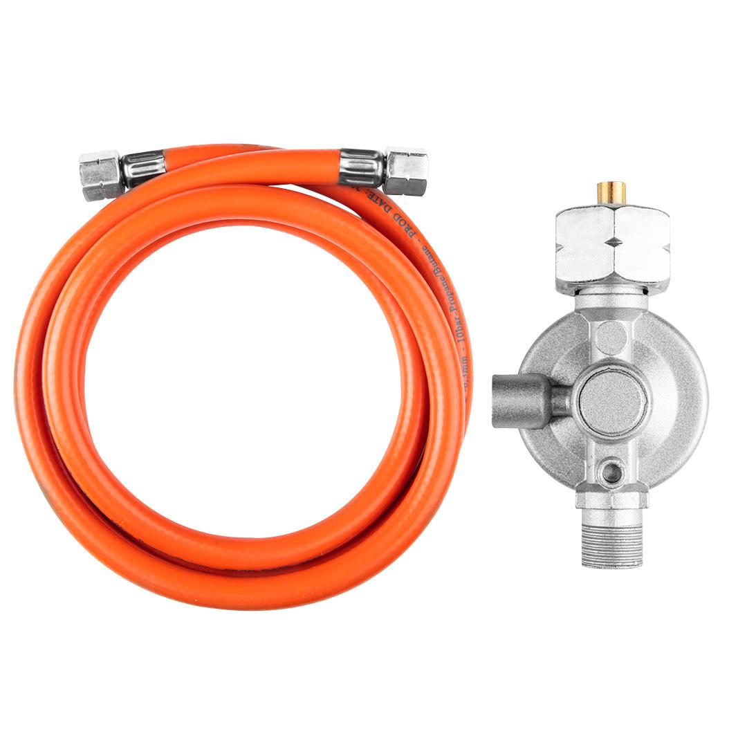 Neo Tools Gasdruckregler und 1,5 m langer Schlauch, für den polnischen Markt, für 50-kg-Gasflaschen 90-083-6