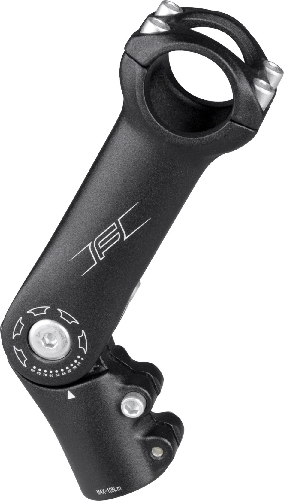 Potence VTT Et Route TOSEEK En Aluminium - Angle 6°/17°, Diamètre 28.6/31.8 Mm, Longueur 60-110 Mm - Bleue
