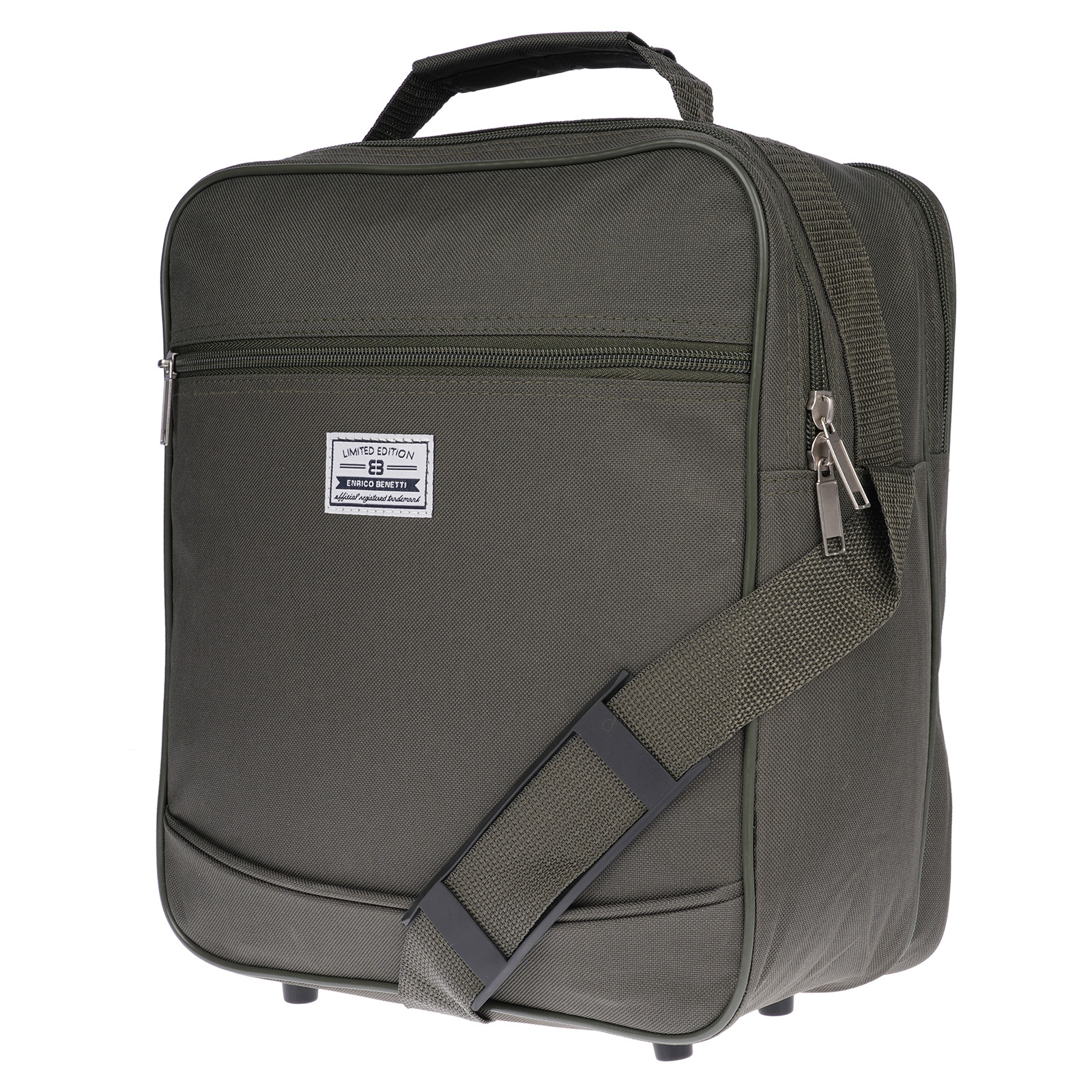 Christian Wippermann Große Herren Tasche Arbeitstasche Umhängetasche Flugbegleiter Messenger Bag Olive