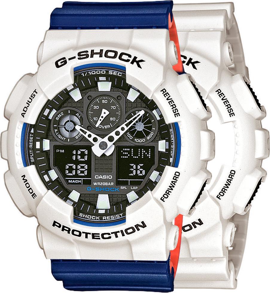 Zegarek Casio G-Shock SET GA-100B-7AER + BEZEL 10395292 + PASEK 10527467 20BAR