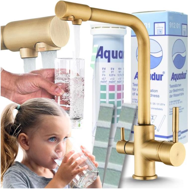 Küchenarmatur Ari 3-Wege Keramikventil Messing