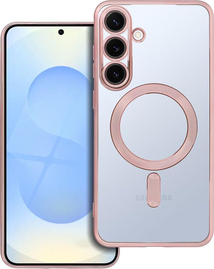 ELECTRO MAG COVER kryt na mobilný telefón kompatibilný s MagSafe vhodný pre SAMSUNG S25 Plus rose gold