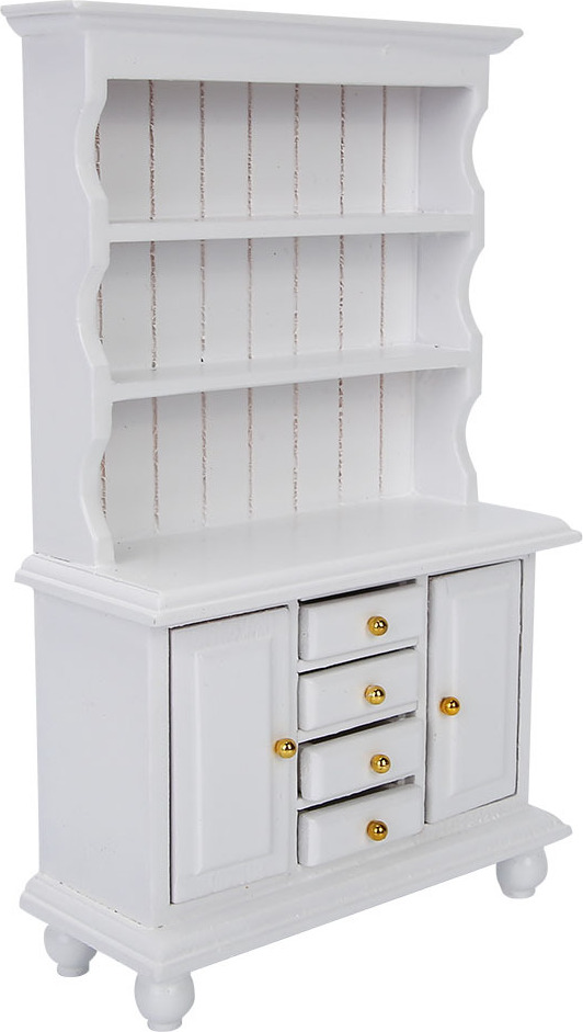 Cocosity Puppenhaus Zubehör,Mini Puppenhaus Schrank,Puppenhaus Vitrine,Puppenhaus Bücherregal,Puppenhaus Schrank