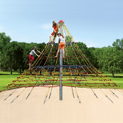 Huck Seiltechnik Cheops-Pyramide "Midi", Zum Einbetonieren 4643-2B