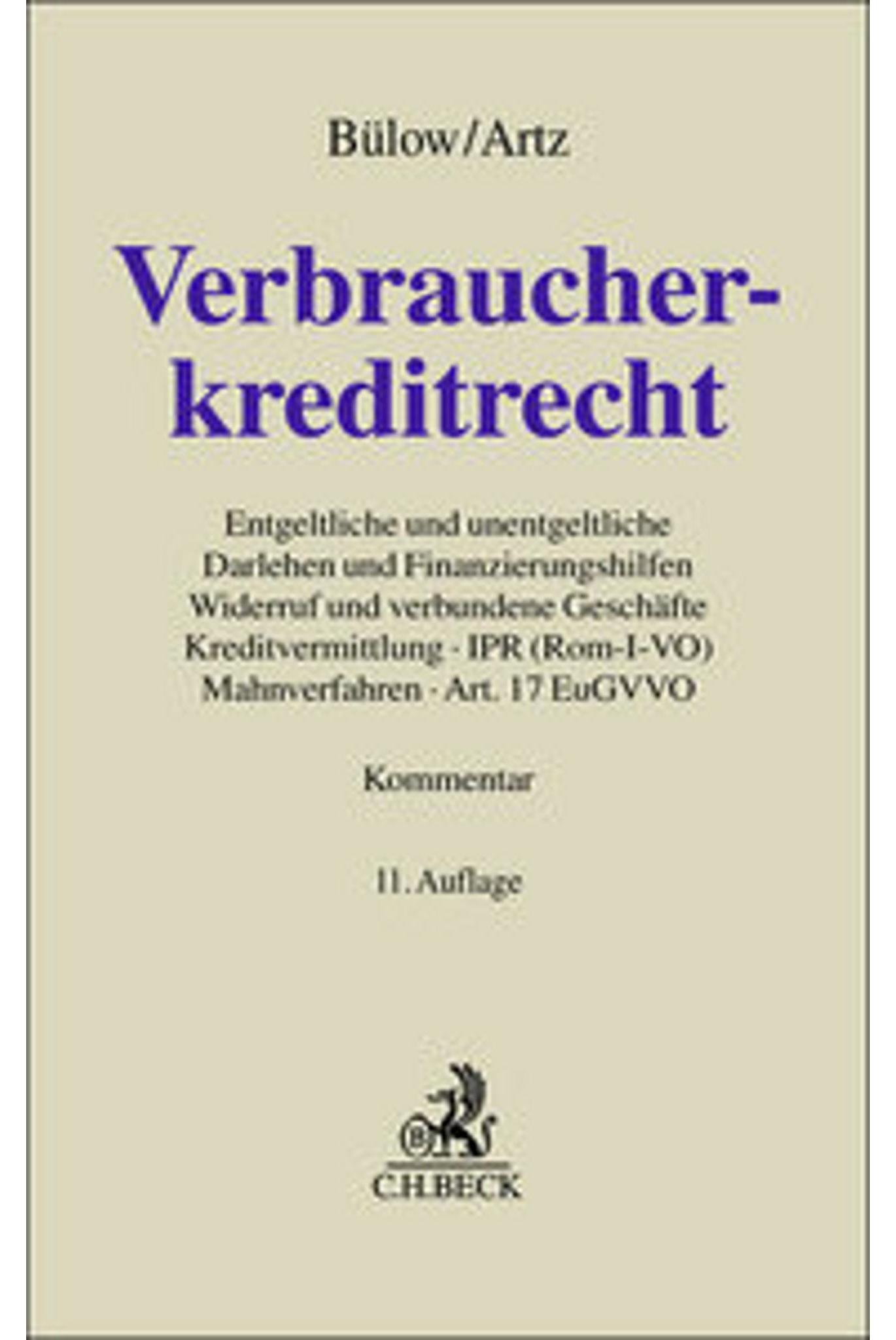 Sonstige Verlage Verbraucherkreditrecht 29774654_9783406824210