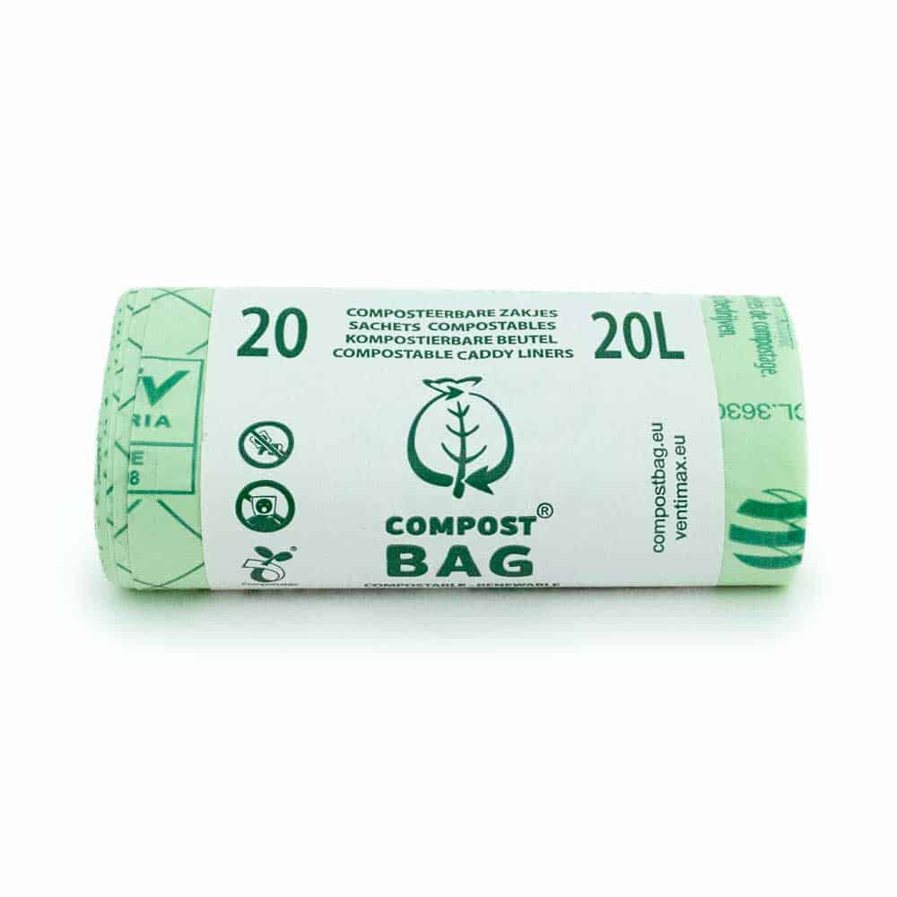 Compost Bag Company Kompostierbarer Müllbeutel 20 l (20 Stück)
