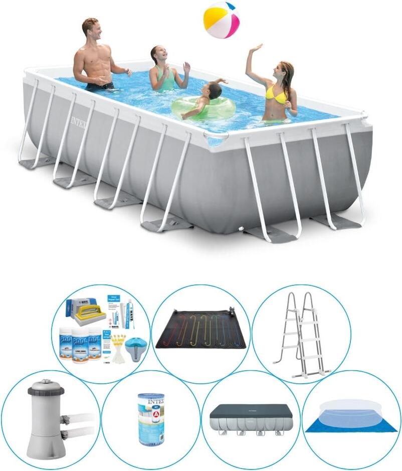 Bazén s rámom Intex Prism Pool Deluxe Angebot - 400x200x100 cm