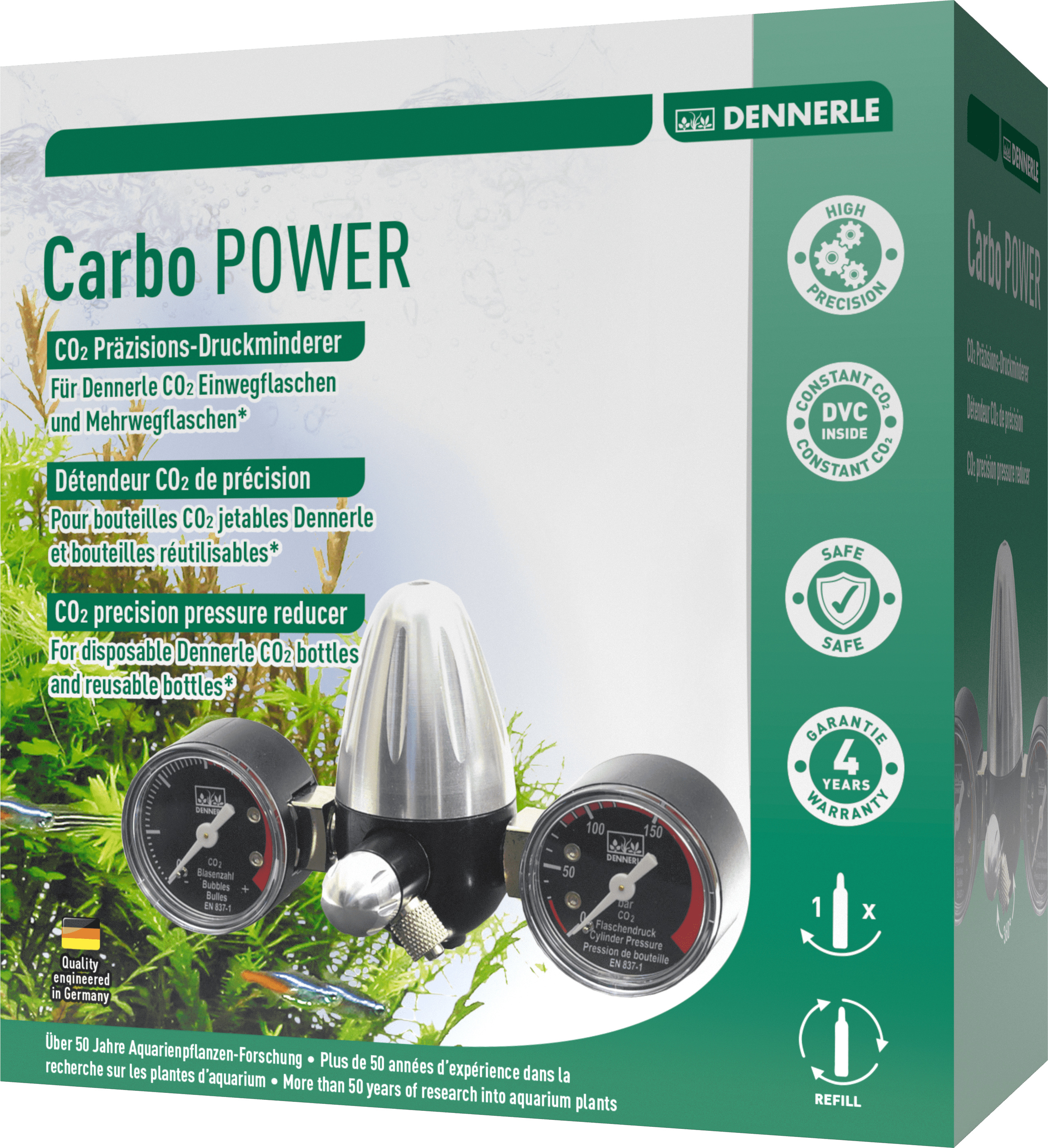 Dennerle Carbo POWER - Druckminderer zur exakten CO2 Dosierung 3062
