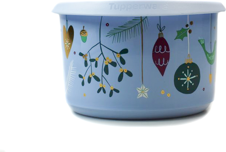 Tupperware Bingo Vorratsdose – 1,25 Liter, Blau, Stapelbar, Für Kaffee, Zucker & Mehr