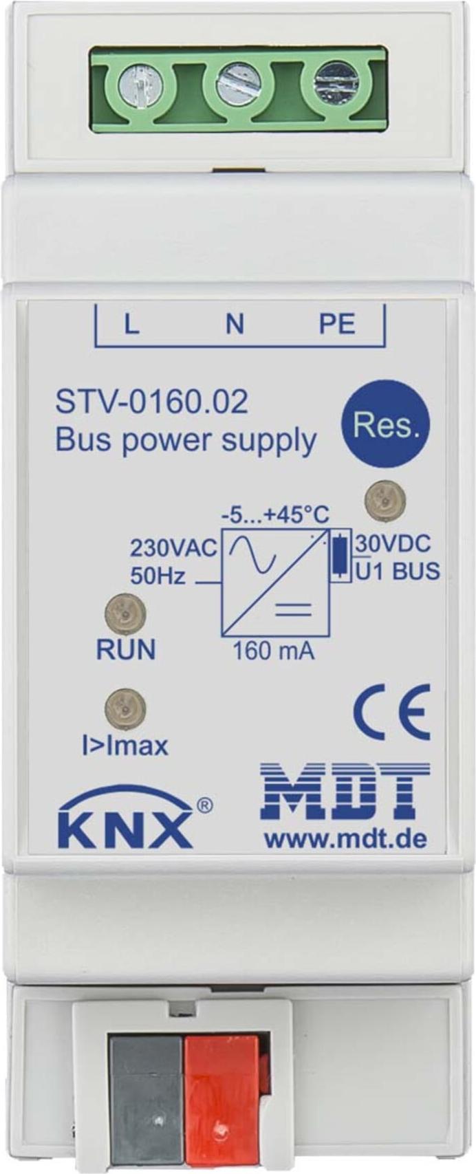 MDT STV-0160.02 Busspannungsversorgung 2TE REG 160mA