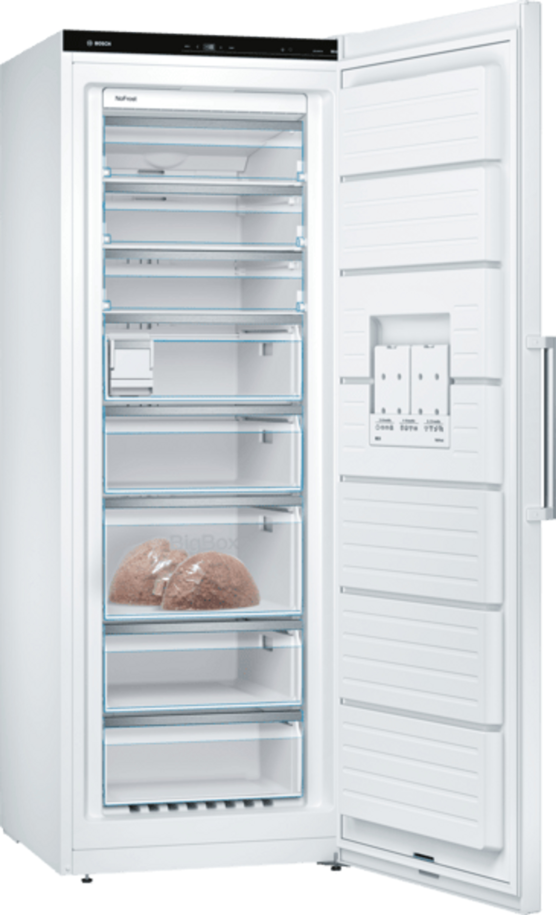 Bosch GSN58AWDV biela NoFrost, samostatne stojaca mraznička so šírkou 70 cm