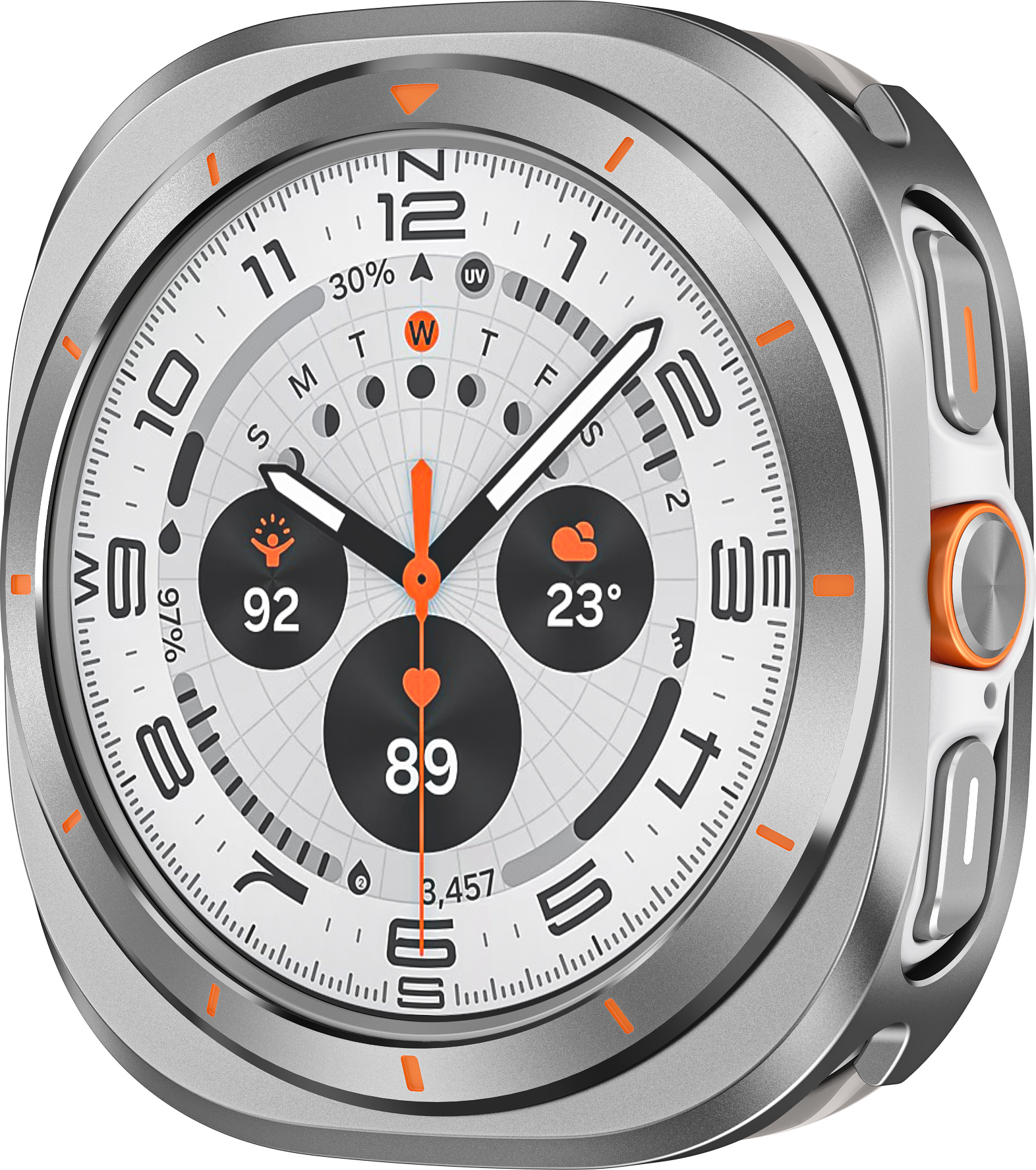 INF Kovové puzdro Samsung Galaxy Watch 7 Ultra Šedá