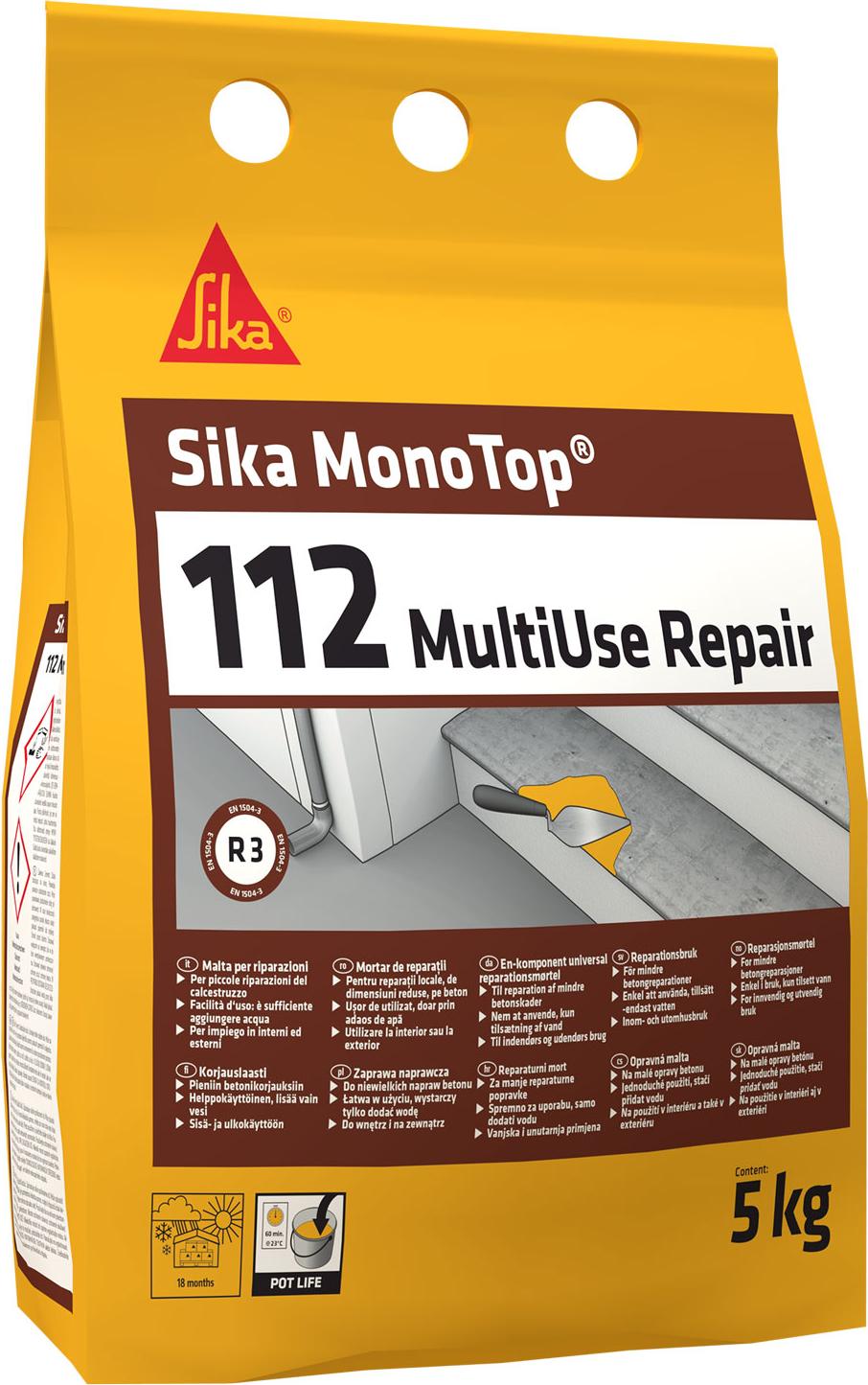 Sika MonoTop-112 , Reparaturmörtel, Betonreparatur 5kg 533449