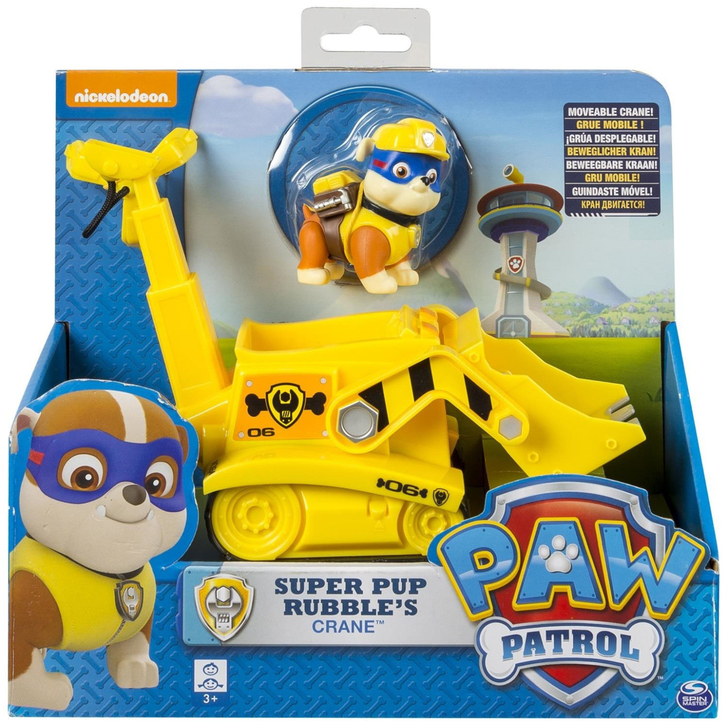 paw patrol toys rubble crane