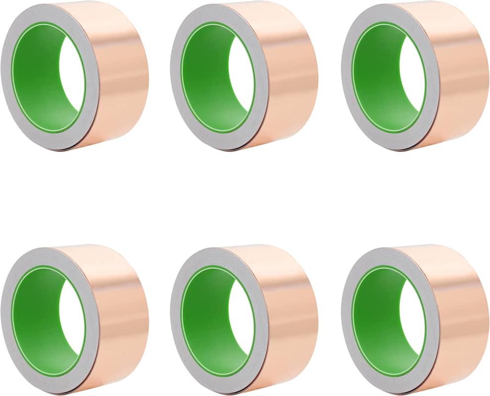 vidaXL Kupferband 6 pcs Kupfer 2000 x 5 cm Kupfer 42008347