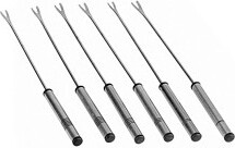 Nouvel 157,9 Fleischfondue Gabeln, Edelstahl, silber (6er Pack) EKS120149