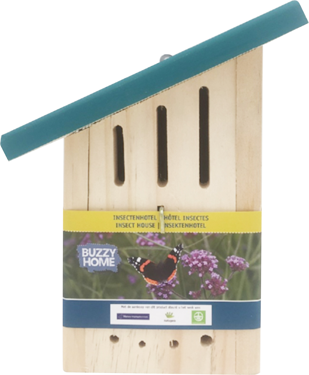 Pieterpik Retail bv Haus für nützliche Insekten 16,5 x14,5 x 21,7 cm 889106-bb