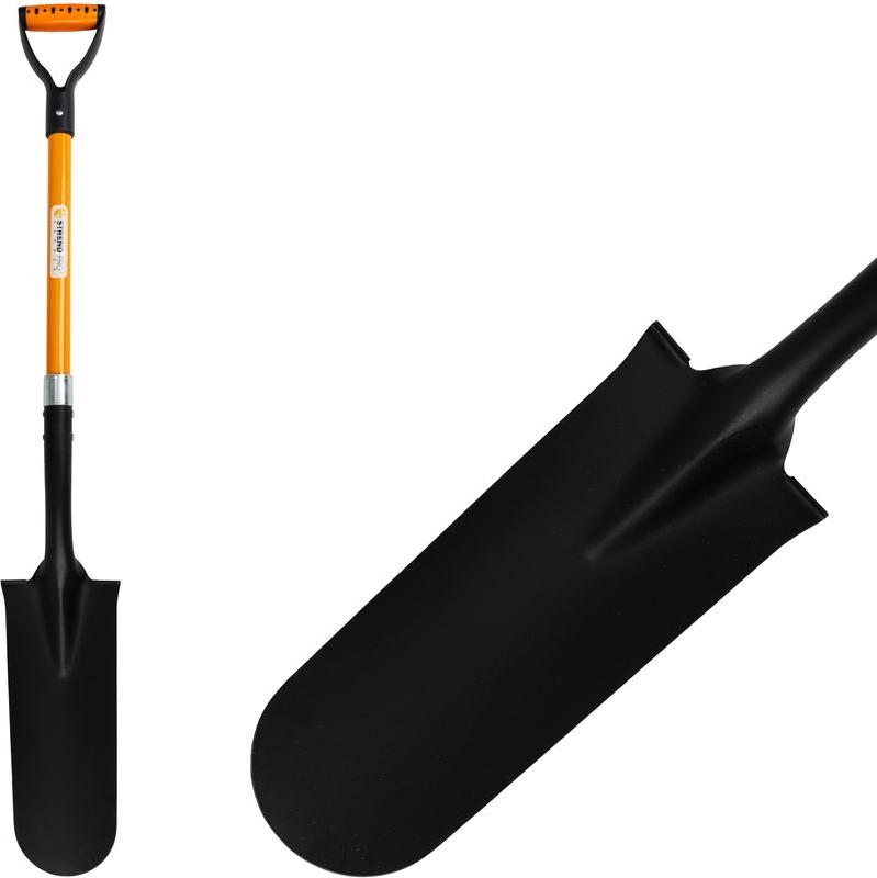 STREND PRO Spaten S526ADM, Spatenstich, Stiel D, New Yellow