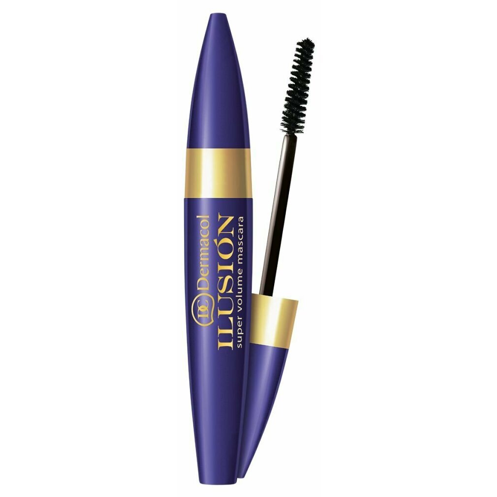 Dermacol Ilusion Super Volume Mascara Wimperntusche für verlängerte Wimpern und Volumen 11 ml