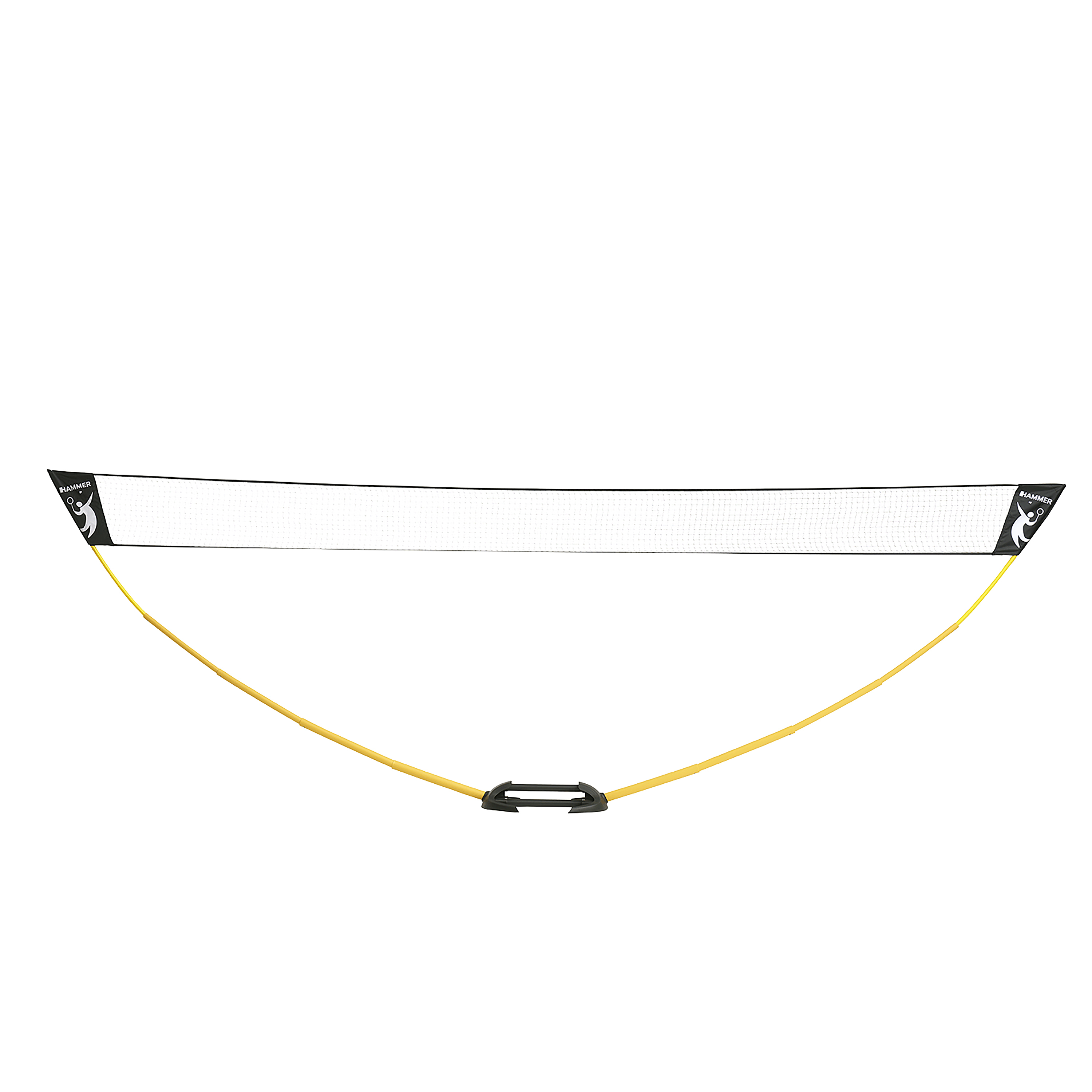 HAMMER Badminton-Set, mobil, Badmintonnetz mit Rucksack und Courtline 2026