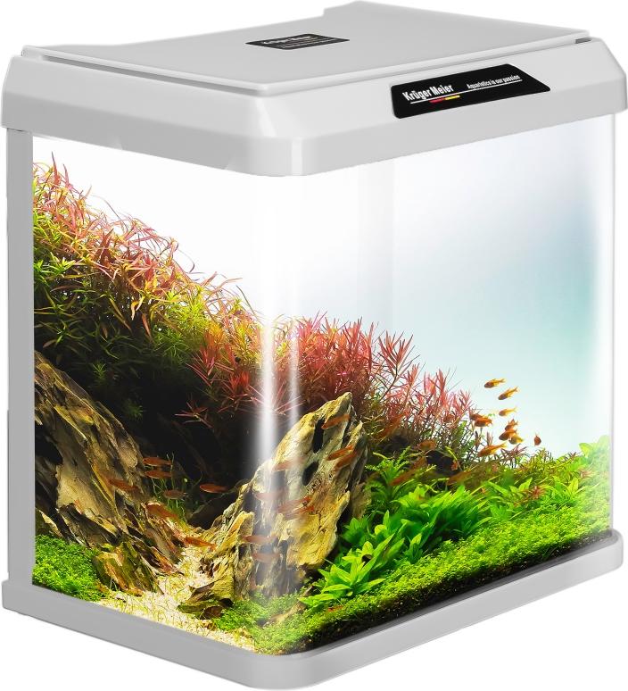 Krüger Meier Kruger Meier Como Aquarium 16l - Aquarien-Set weiß