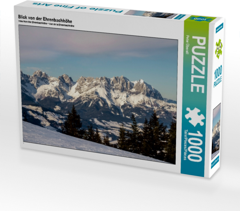 Calvendo Blick von der Ehrenbachhöhe 1000 Teile Puzzle quer 640x480mm, Überall Peter; 7457758