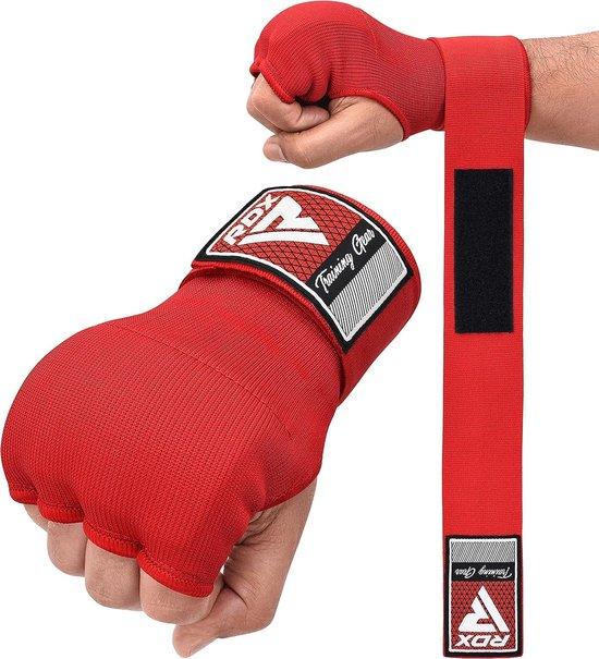 Famanu Boksbandage mit Daumenschlaufe - Rot, Größe S SHSHOP