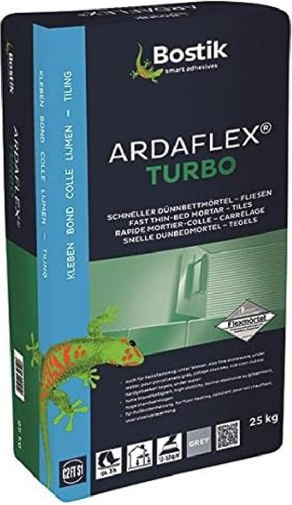 Bostik Ardaflex Turbo Flex Fliesen Schnellkleber Dünnbettmörtel 25 kg Sack 30604737
