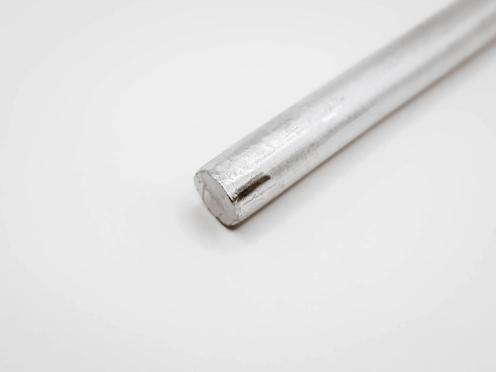 ZGG Indium In99,999 5N Rundstäbe, Durchmesser: 8 mm, Länge: 100 mm In-St-8-100