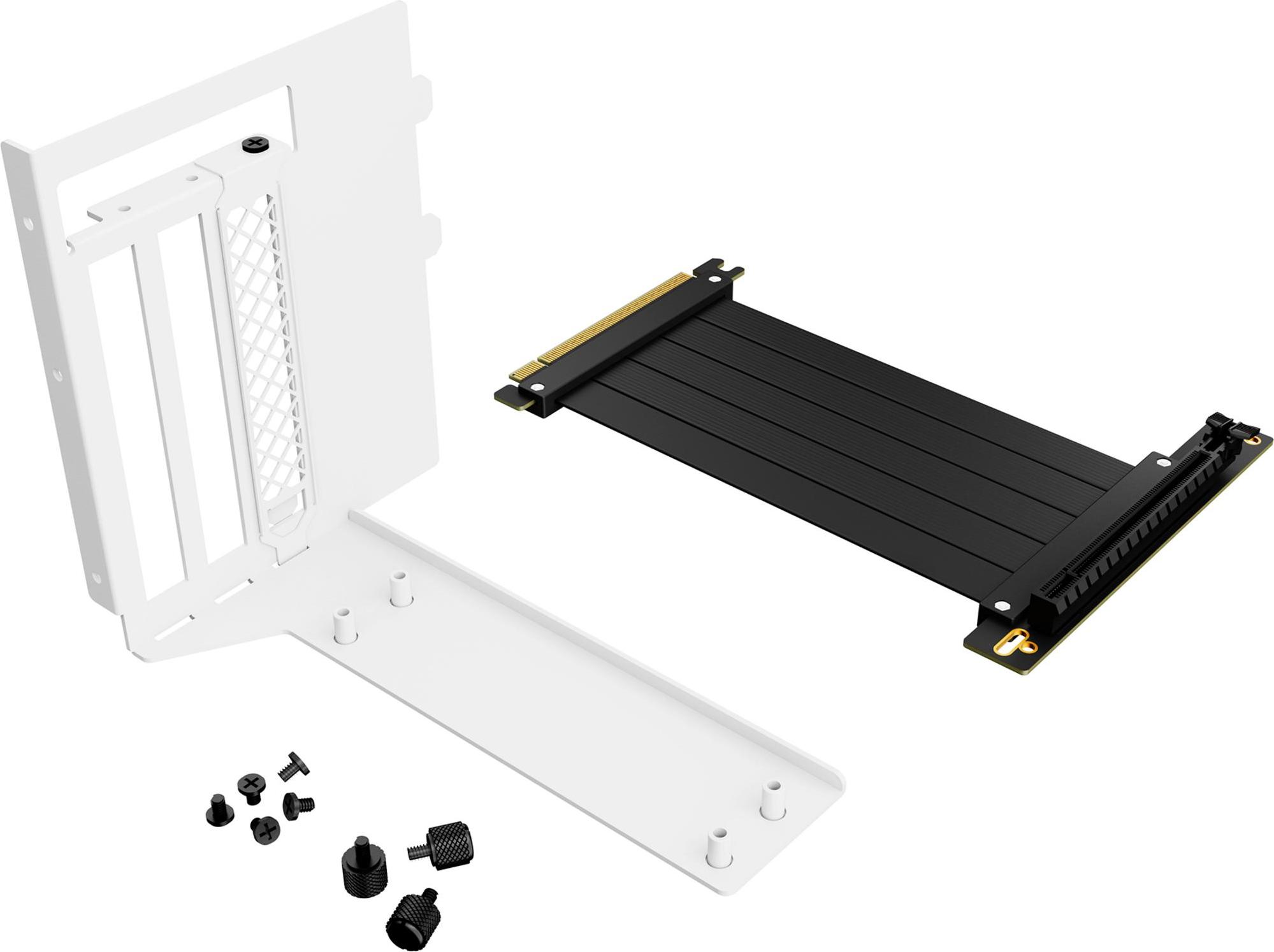 Sharkoon Rebel C Series VGC-Kit 4.0 Halterung mit Riserkabel (weiß, für Rebel C50 ATX-Gehäuse)