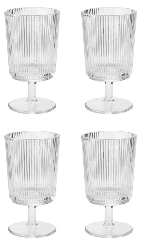 Stelton - Pilastro Weinglas 0,18 L, 4er Set x-520