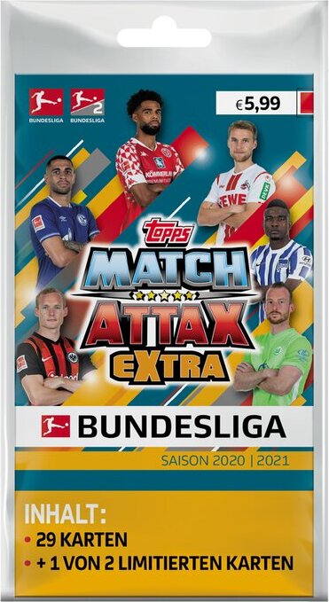Sonstige Topps Match Attax EXTRA 2020/21 - 1 Blister (zufällige Auswahl)