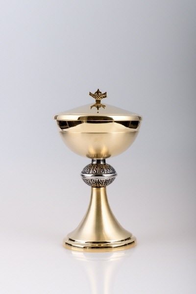 HECK Kirchenbedarf Ciborium vergoldet (Höhe 22 cm) HK30631.01