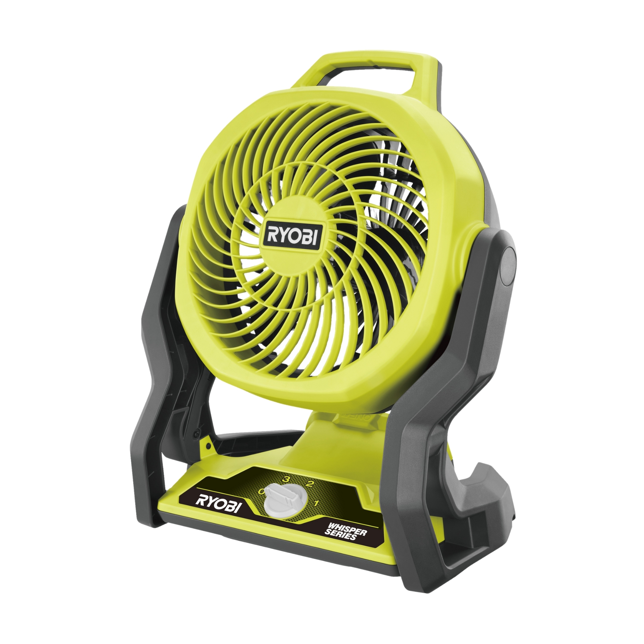 Ryobi RF18-0, Mehrfachmontagen-Industriegebläse, Grün, Grau, 930 - 1900 RPM, Akku, 18 V